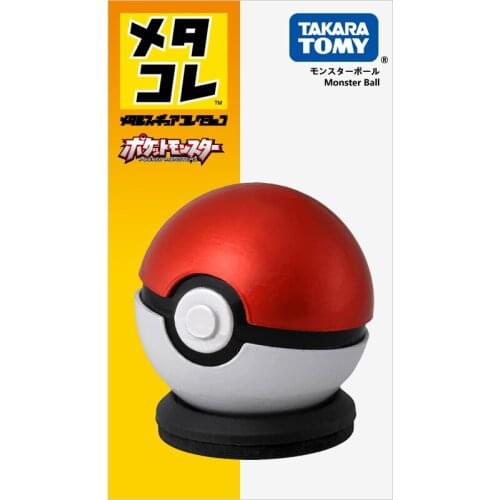 TAKARA TOMY Genuine Pokemon Metal Poke Ball Action Figure Model Toys
