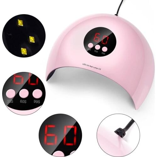 24/16/30 /18/6W Nail Dryer UV Lamp LED Lamp For Nails Dryer Lamp For Curing Gel Polish Auto Sensing Nail Manicure Tools