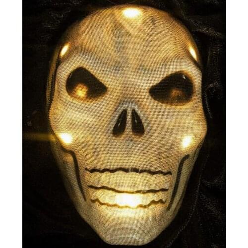 1Pc Halloween Decorations Voice-Activated Light-Emitting Sound Handmade Creativity Big Hanging Ghost Decor