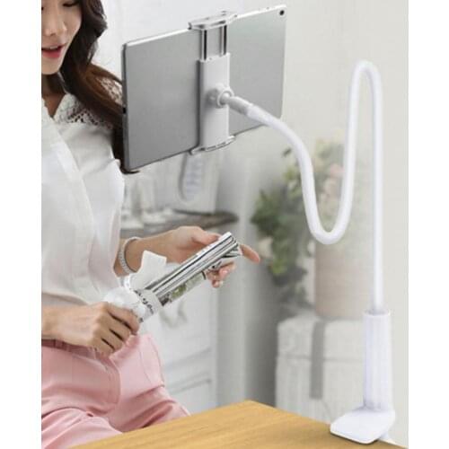 Universal Mobile Phone Stand 360 Degree Rotating Tablet Desktop Holder Bracket Phone Lazy Flexible Long Arm Gooseneck Bracket