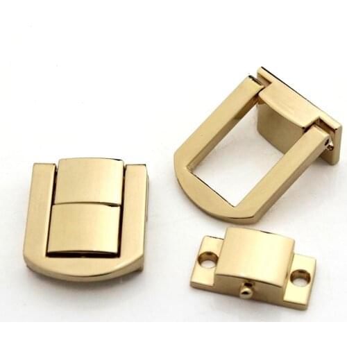 1pcs Metal Bag Toggle Latch Push Lock Fashion Durable Locks Closure Lock for DIY Wooden Box Luggage Hardware Accessory