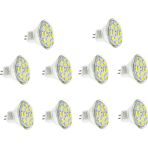 10pcs MR11GU4 Mini LED Spotlight Bulb 12V 5730SMD 2/ 3/ 5W 9/12/15LED High Bright Cool Warm White led Lamp Replace Halogen Light