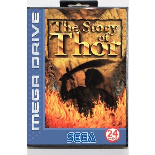 16 bit Sega MD game Cartridge with Retail box - Beyond Oasis (aka The Story of Thor) game card for Megadrive Genesis system