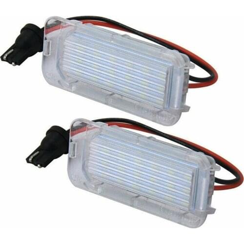 2PCS 18-SMD LED License Plate Lights Error Free for Ford Explorer Escape Fusion MKC