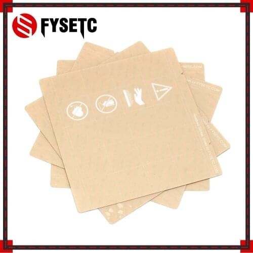 5pcs Prusa i3 MK3 MK52 Sheet Heat Bed Platform Buildplate Clear Sticker Sheet For Prusa i3 Mk3 Mk2.5 Heat Bed With 300LSE 3M