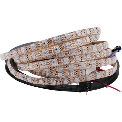5V Smart Led Pixel Strip Light 5050 WS2801 IC 5m 30/60LED Flexible Tape Waterproof DATA CLOCK Seperately Ribbon Similar APA102