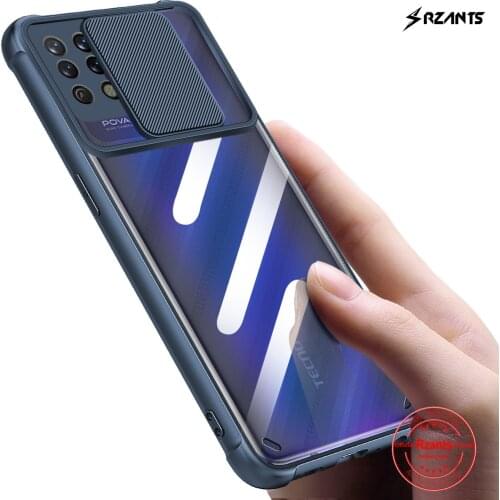 Rzants For Tecno Pova Case Soft [Lens Protection] Air Bag Conor Clear Cover Casing