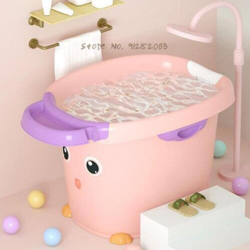 Childrens Bath Bucket Folding Bath Bucket Baby Swimming Baby Bathing Baby Home Can Sit In A Large Tub