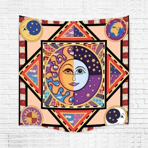Simsant Mandala Tapestry Hippie Bohemian Galaxy Psychedelic Flower Wall Hanging Tapestries for Living Room Bedroom Home Decor