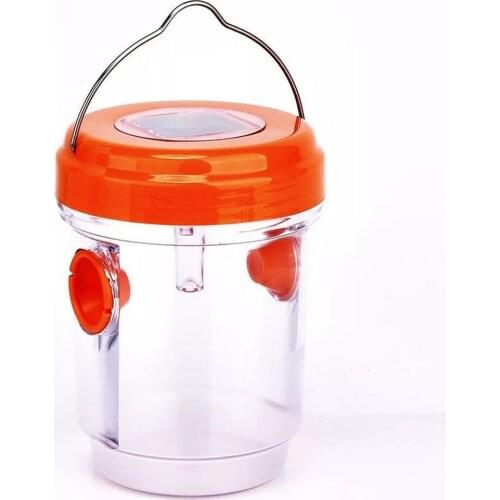 Solar LED Rechargeable Bee Trap Insect Trap Fly Trap Orchard Can Use Insect-proof Plastic Environmentally Friendly and Harmless