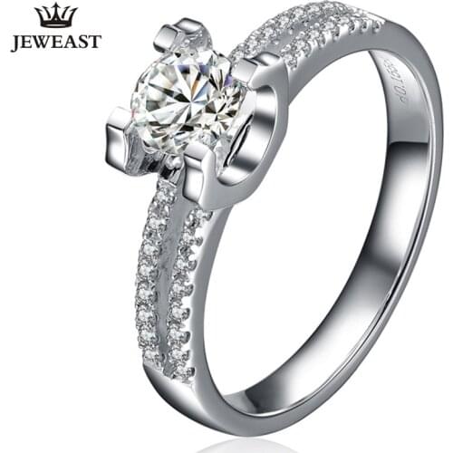 ZSG Natural diamond 18K gold Pure Gold Ring Real 18K gold Solid Gold Ring Trendy Classic Party Fine Jewelry Hot Sell New 2019