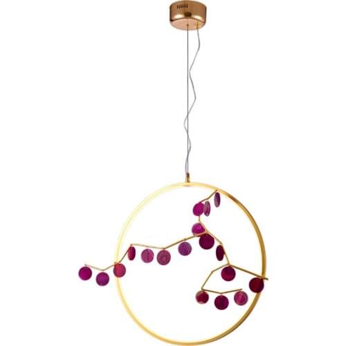 Nordic Style Creative Agate Pendant Light For Living room Bedroom Design Simple modern personality decoration Pendant lamps