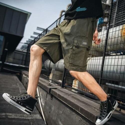 Hot 2020 Overalls mens shorts summer wild Hiking camping loose short trousers bermuda masculina straight shorts men