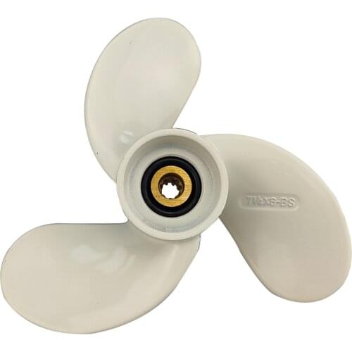 Boat Propeller Suit For Yamaha 7 1/4X6 Aluminum Prop 2.5-6HP 3 Blade 9 Tooth Rh Oem No: 6L5-45943-00-El