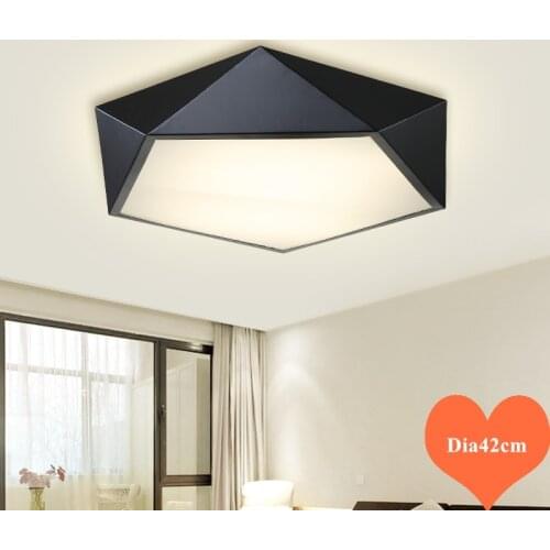 Mordern geometric design white/black Acryl ceiling light Europe/American brief SMD LED lamp for parlor&bedroom&dining room TM019