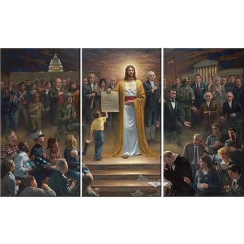 Jesus canvas Wall Art Cuadros Decoration art painting Modular pictures on Canvas Religious Wall Pictures for Living Room Decor
