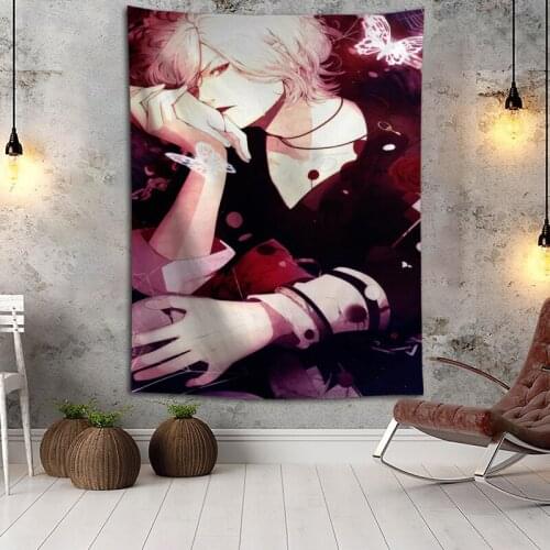 Diabolik Lovers Wall Hanging Tapestry Home Party Decorative Tapestries Photo Background Cloth Table Cloth Wall Tapestry