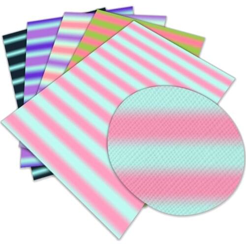 New kimetsu no yaiba Japan Gradient Color Printed Faux Leather A4 22x30cm for DIY Hair Bow L333 L334