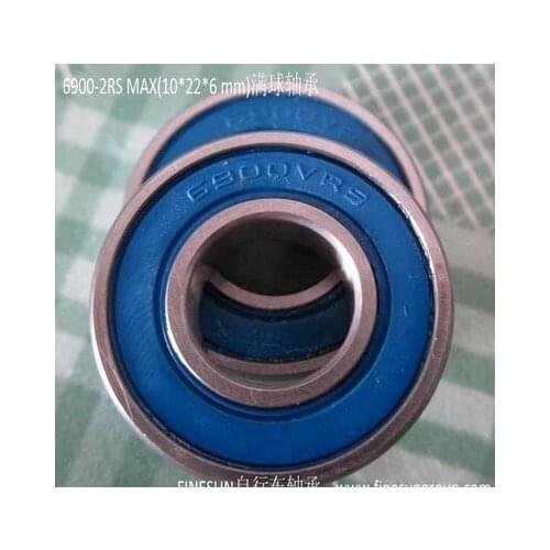 Bicycle suspension pivot point bearing 6900-2RS MAX(10*22*6 mm, full complement)
