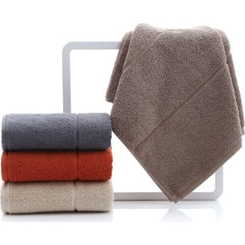 2PCS Face Towels for Adult Soft Thickness Cotton Towel Super Absorbent High-end Business Gifts Bathroom Bath Towel 34*74cm