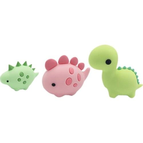 Cable Protector Winder for USB Charging Data Cable Wire Protection Three Cute Dinosaurs Cartoon Cord Protector