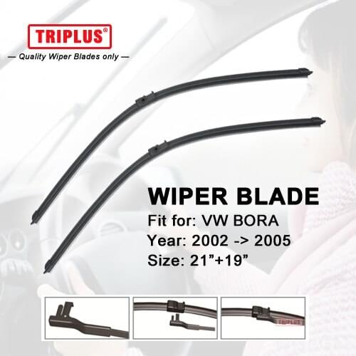 Wiper Blade for VW BORA (2002-2005) 1 set 21"+19"