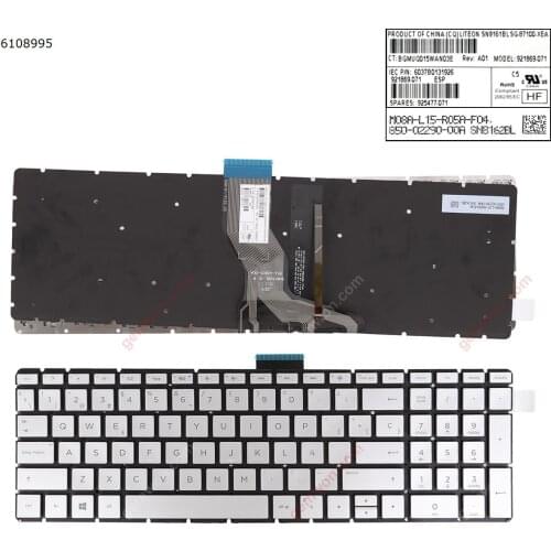 SP New Keyboard For HP 15-bs000 15-bs100 15-bs500 15-bs600 15-bs700 15t-bs000 15t-bs100 15g-br000 Laptop Backlit Small Enter