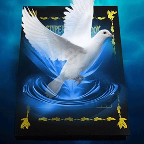 Middle Size Metamopho Magic Book Dove Magic Tricks Objects Appearing From Book For Professional Magicians Stage Platform Magic