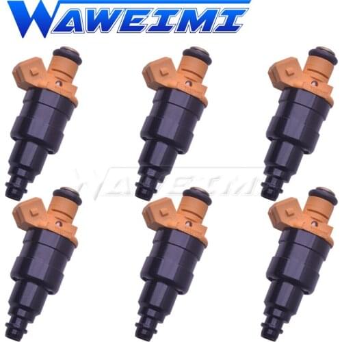 WAWEIMI 6x Fuel Injector OE 33007127 For 87-98 Jeep Cherokee Wrangler Comanche 4.0L New Car Accessories