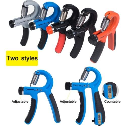 Men Fitness Hand Gripper Trainer Hand Grip Adjustable Finger Heavy Exerciser Strength Muscle Recovery Strengthener 10-40Kg