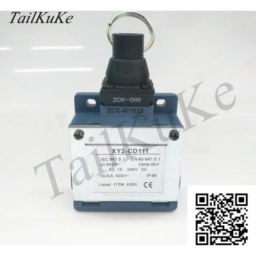 Pull Rope Switch XY2-CD111 Emergency Stop Safety Pull Switch XY2CD111 Travel Switch Limit Switch