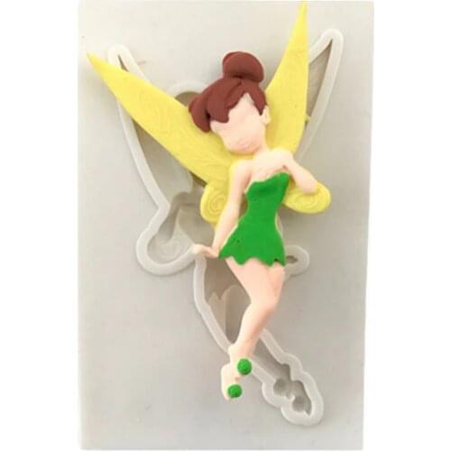 1 Piece Fairy Silicone Fondant Molds Cake Decorating Tools Candy Clay Mold Chocolate Gumpaste Moulds