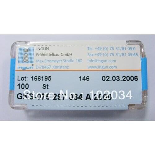 100PCS/LOT 100% ORIGINAL INGUN GKS075-297-064 GKS075-297 064 A 2000 Spring Test Probe Pogo Pin made in Germany