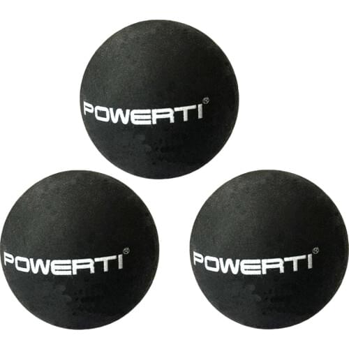 3 Pack Rubber Double Yellow Dot Replacement Squash Balls Racing Training Practice Balls Training Professional