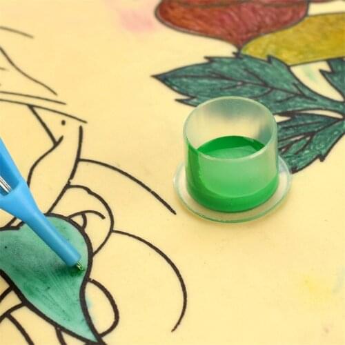 500pcs Medium Microblading Pigment Cups Ink Holder Permanent Makeup Tattoo