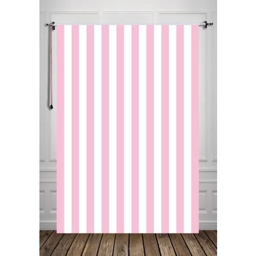 5x7ft Pink White Stripe Backdrop Photography Backdrop Photo Backdrop Studio Background