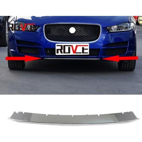 Accessories For Jaguar XE 2015 - 2019 Bumper Front front bumper trim ABS Chrome Exterior Kit