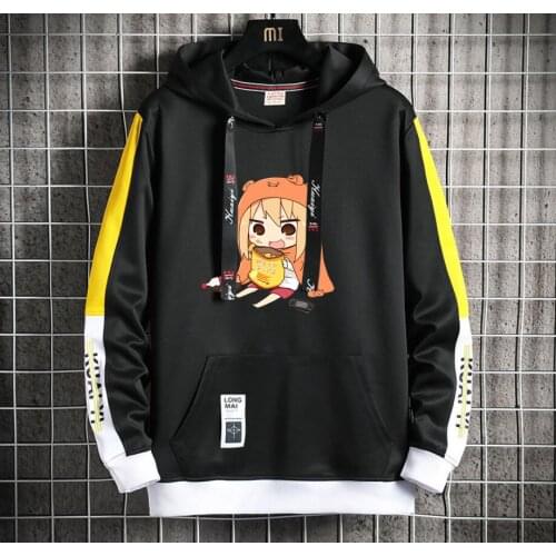 Anime Himouto! Umaru-chan Hoodie women men Popular Harajuku Hoodeds Pullover Streetwear Casual Fake Two-Piece jacket coat