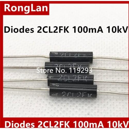 [BELLA] high voltage high voltage diodes 2CL2FK 100mA 10kV high voltage silicon stack--50pcs/lot