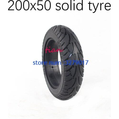 Free Shipping Good Quality 200x50 Solid Tire Explosion-proof Fit 200x50 Self Balancing Electric Bike Scooter