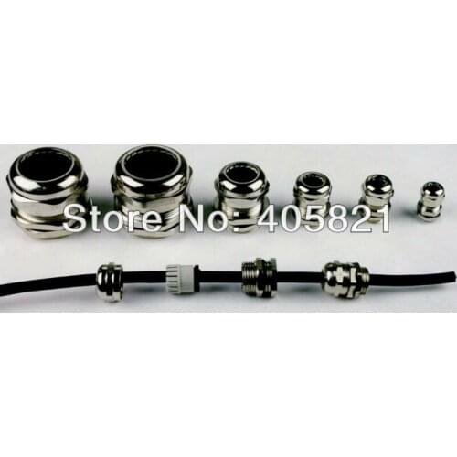 Free shipping!PG11 IP68 Waterproof brass Cable Gland For 5-10mm Cable Range