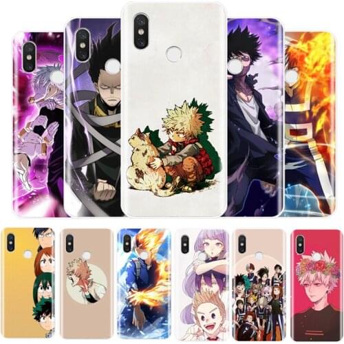 Boku no Hero Academia Soft Silicone Phone Case For Redmi 4 5 5A 6A 6pro 7 5PLUS NOTE 5 6 7 8 4X PRO