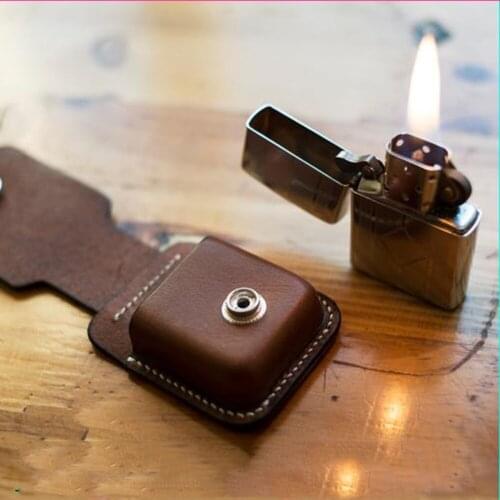 Desingerleather craft fire lighter bag shape modeling fixed plastic mould set
