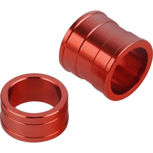 CNC Anodized Billet Front Axle Wheel Spacers For Honda CRF450X CRF450RX CRF250R CRF450R 2004-2020 CR125R CR250R 2004-2007