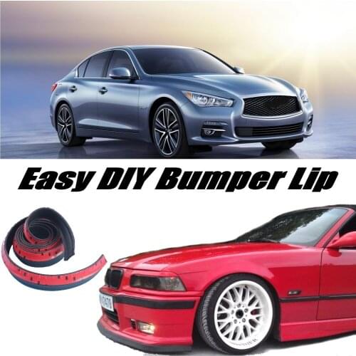 NOVOVISU For Infiniti Q50 V37 2013 2014 2015 Bumper Lip / Front Spoiler Deflector For Car Tuning View / Body Kit / Strip Skirt