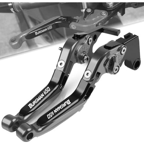 For Suzuki BURGMAN 650 BURGMAN650 2003-2018 2004 2005 2006 2007 2008 Motocycle Scooter Brake Clutch Levers Hhandbar Adjustable