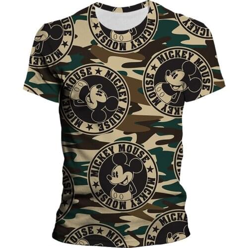 Disney kleidung 2021 Neue men women Sommer 3D Print Mickey Mouse Retro Ms Kurzarm T-shirt t Shirt Lssig lustige Kids t shirts