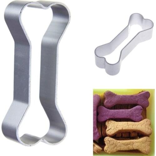 Mayitr Mini Bone Shape Mold Cookie Cutter Cake Decorating Tool Baking Muffin Mould Pastry Baking Tools 6.5X2.5cm