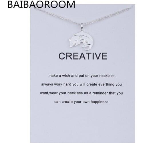 Fashion Jewelry Animal Ornaments Creative Mouse Alloy Clavian Pendant Short Necklace