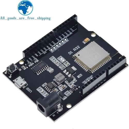 TZT For Wemos D1 ESP32 ESP-32 WiFi Bluetooth 4MB Flash UNO D1 R32 Board Module CH340 CH340G Development Board For Arduino